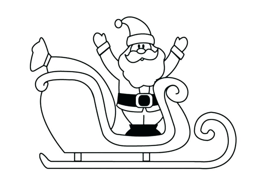 Horse And Sleigh Coloring Page at GetColorings.com | Free printable