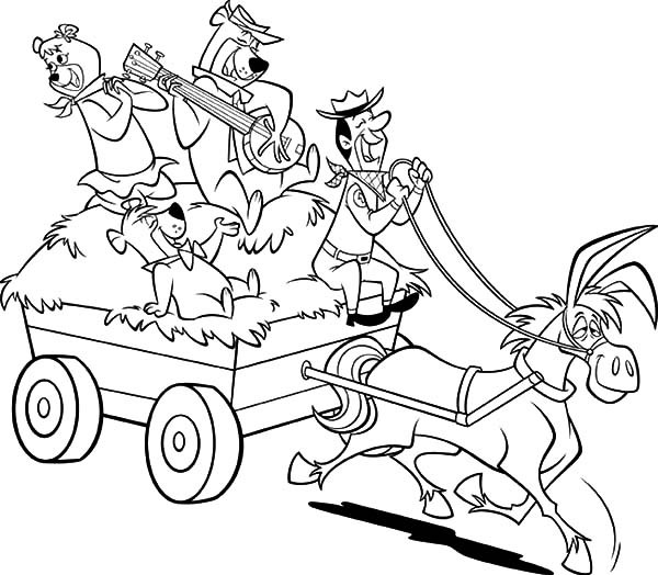Horse Carriage Coloring Pages at GetColorings.com | Free printable