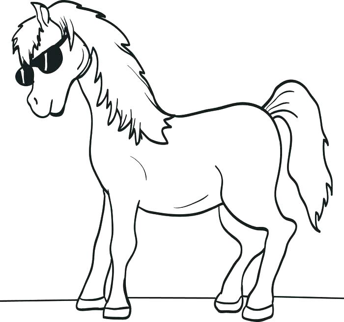 Horse Face Coloring Pages at GetColorings.com | Free printable