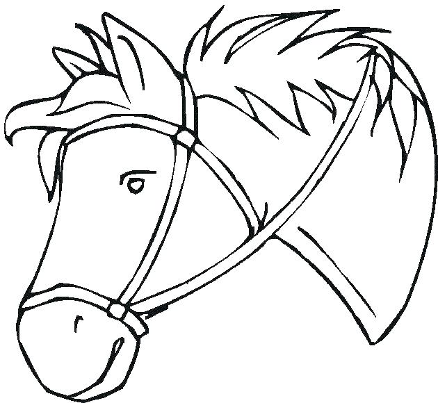 Horse Head Coloring Pages at GetColorings.com | Free ...