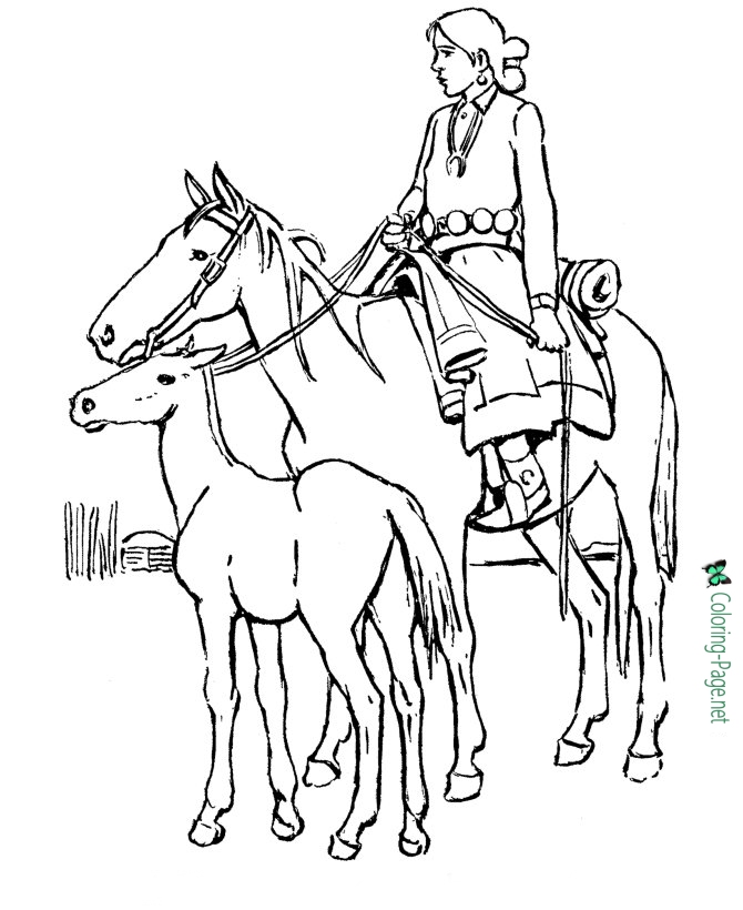 Horse Herd Coloring Pages At GetColorings Free Printable 