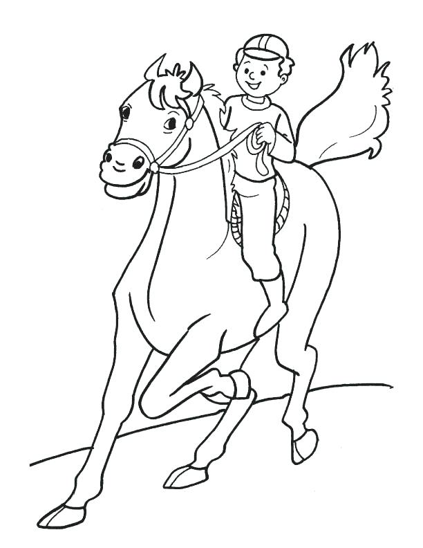 Horseback Riding Coloring Pages at GetColorings.com | Free printable