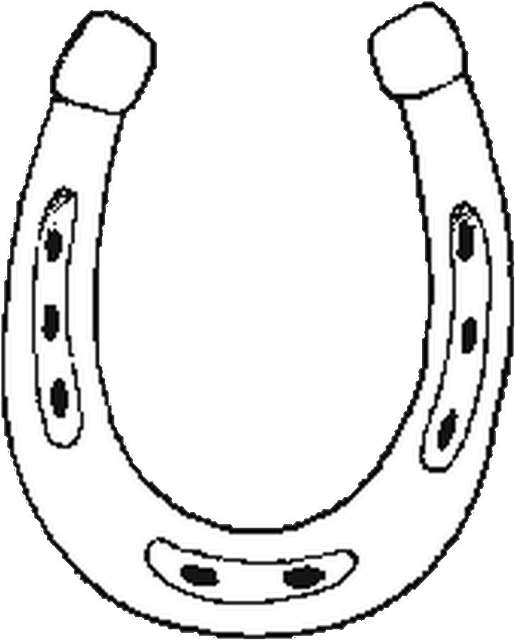horseshoe coloring page at getcolorings  free