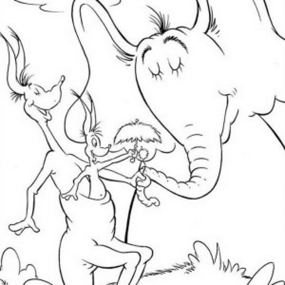 Horton Coloring Page at GetColorings.com | Free printable colorings