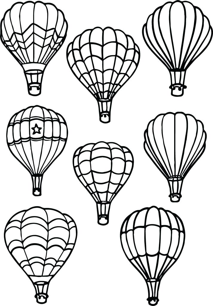 Hot Air Balloon Coloring Pages Free Printable at GetColorings.com