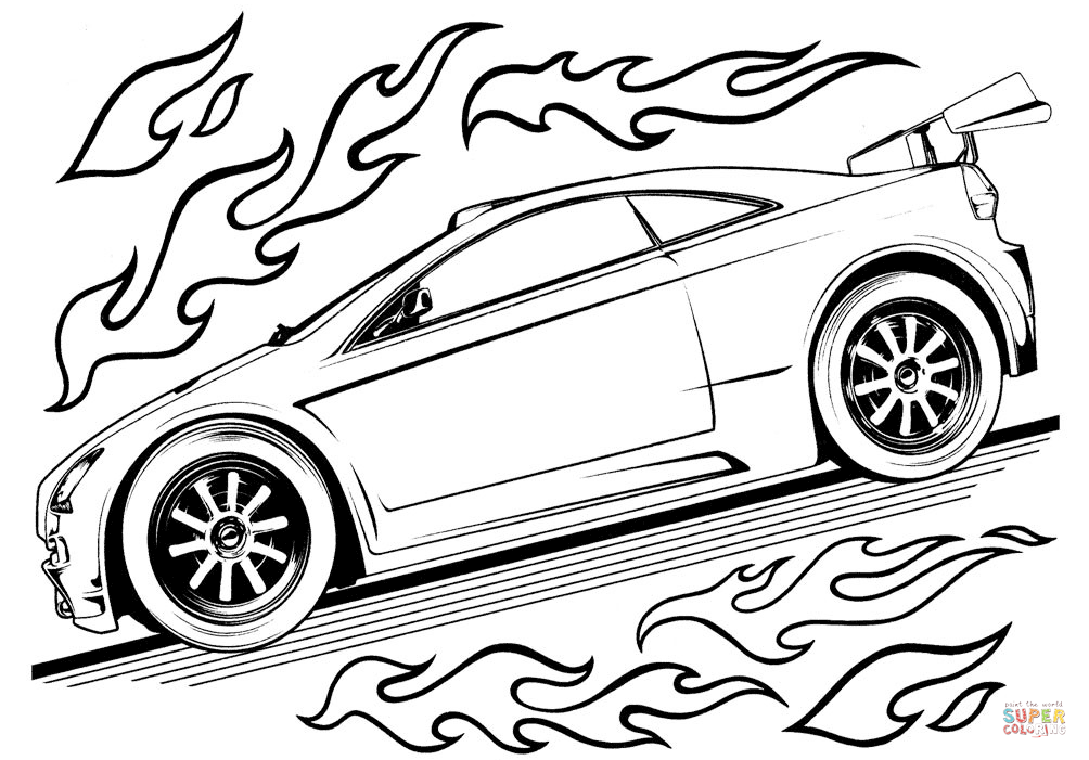 Hot Wheels Cars Coloring Pages at GetColorings.com | Free printable