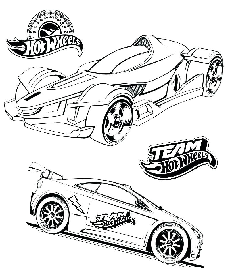 Hot Wheels Monster Truck Coloring Pages at Free