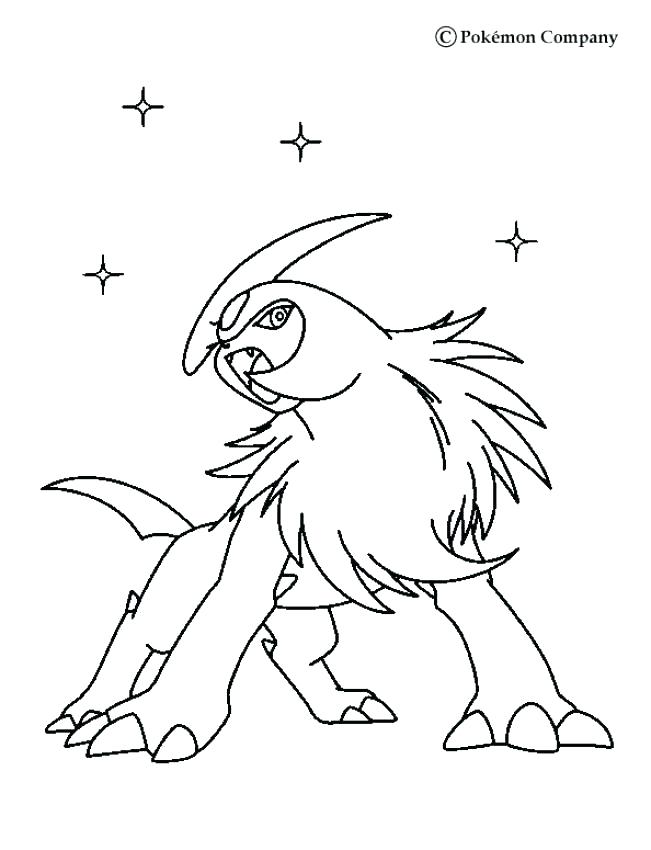 Houndoom Coloring Pages at GetColorings.com | Free printable colorings