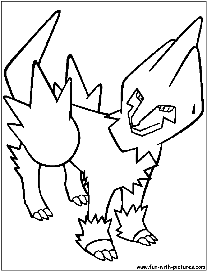 Houndoom Coloring Pages at GetColorings.com | Free printable colorings