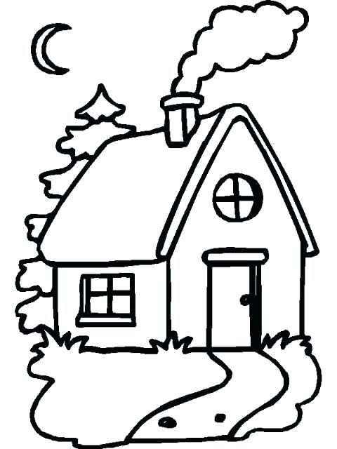 House Coloring Pages at GetColorings.com | Free printable colorings