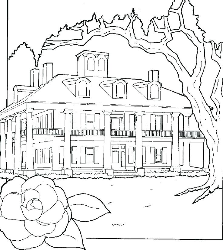 House Coloring Pages For Adults at GetColorings.com | Free printable