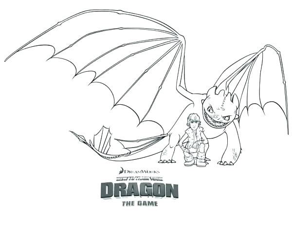 600x464 How To Train Your Dragon Toothless Colouring Pages Baby Coloring