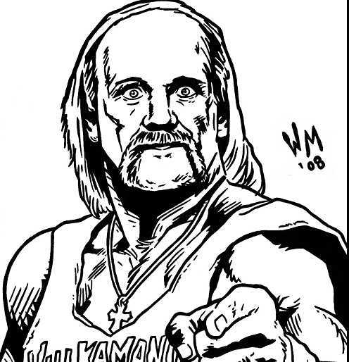 Hulk Hogan Coloring Pages At GetColorings Free Printable 