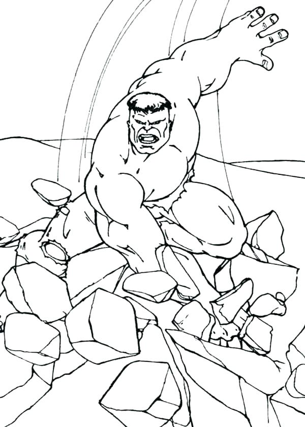 Hulk Smash Coloring Pages at GetColorings.com | Free ...