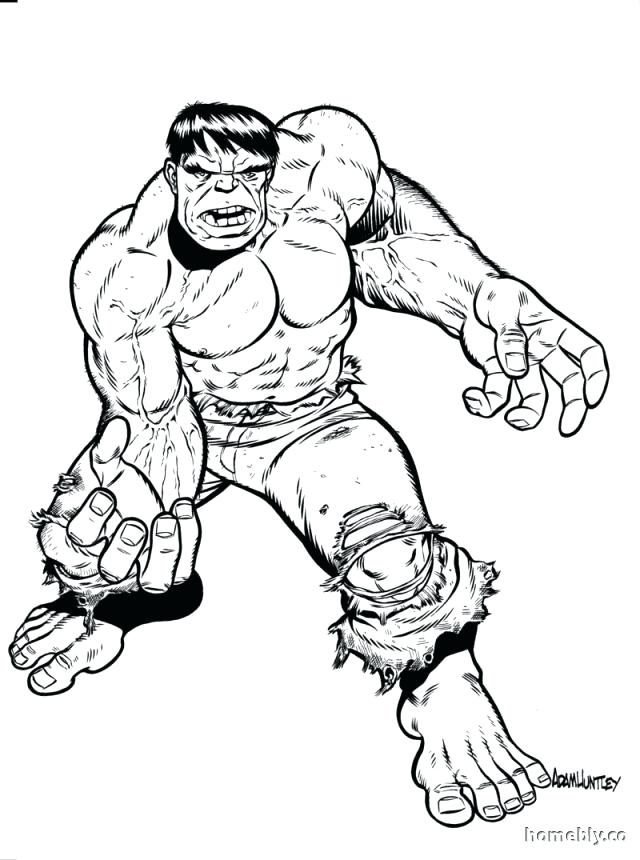 Hulk Smash Coloring Pages at GetColorings.com | Free printable