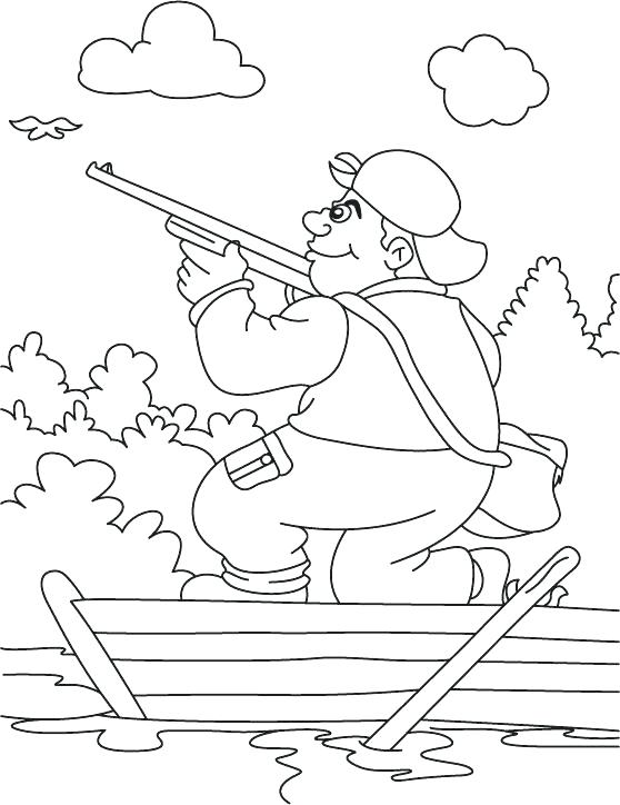 Hunting Coloring Pages at GetColorings.com | Free printable colorings