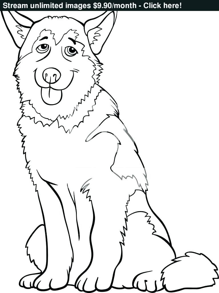 Husky Coloring Pages at GetColorings.com | Free printable colorings