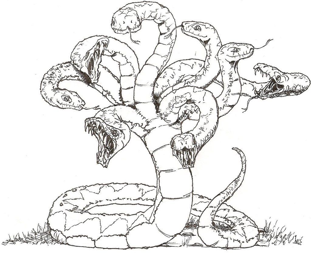 Hydra Coloring Page at GetColorings.com | Free printable colorings