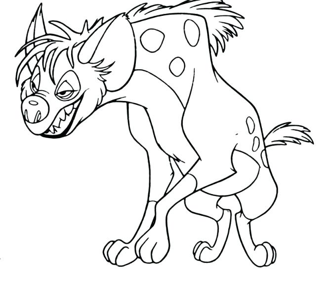 Hyena Coloring Page at GetColorings.com | Free printable colorings