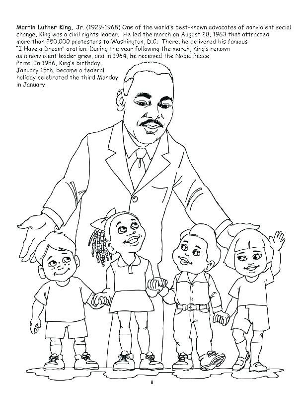 I Have A Dream Coloring Pages at Free printable