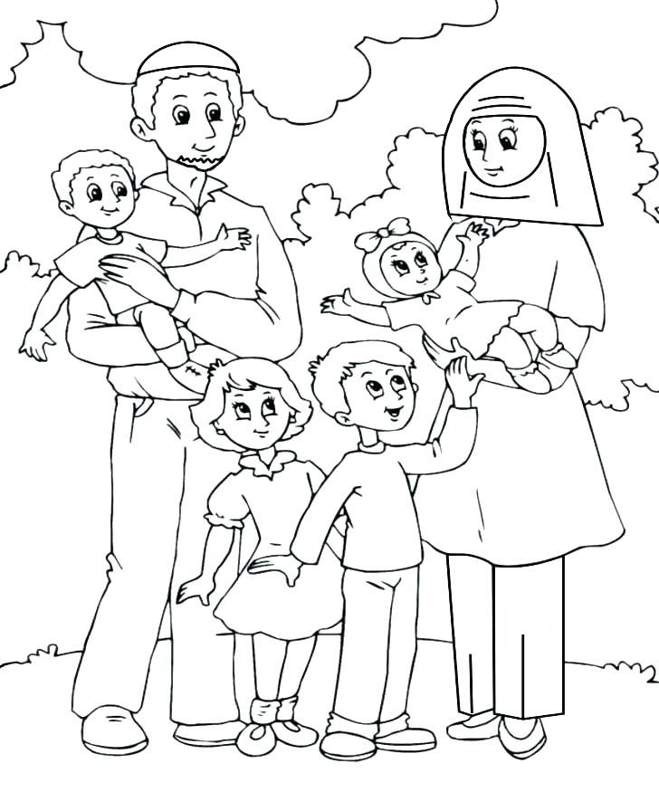 I Love My Family Coloring Pages at GetColorings.com | Free printable