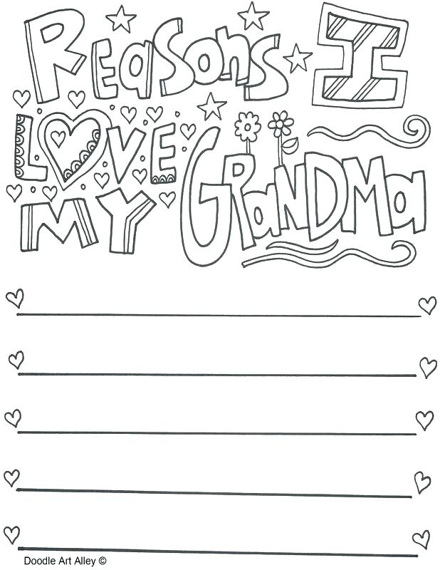 I Love My Grandma Coloring Pages At GetColorings Free Printable Colorings Pages To Print