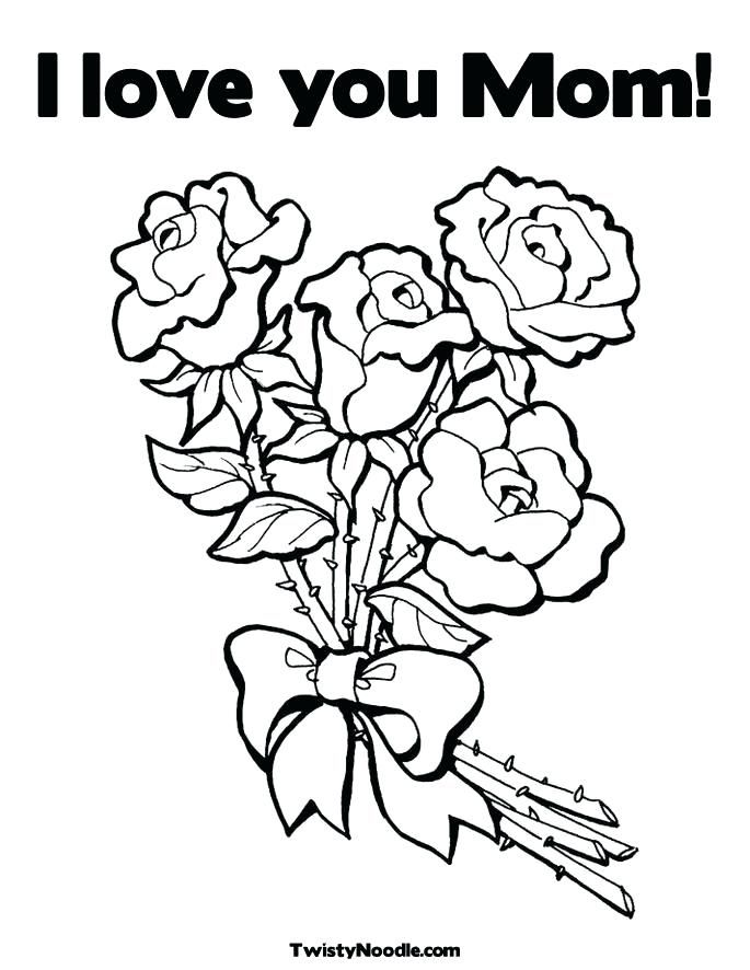 I Love My Mom Coloring Pages at GetColorings.com | Free printable