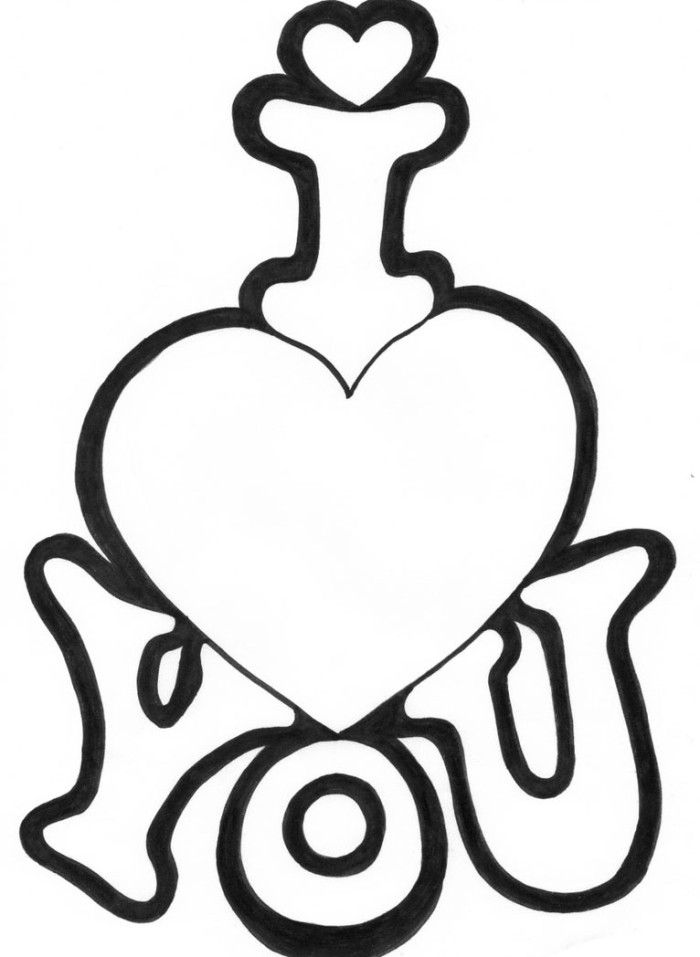 I Love You Coloring Pages For Teenagers Printable at GetColorings.com