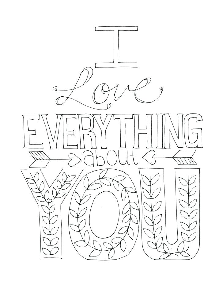 I Appreciate On your own Coloring Internet pages For Young people at graphic regarding I Love You Coloring Pages Printable called I Enjoy Yourself Coloring Webpages For Young people at
