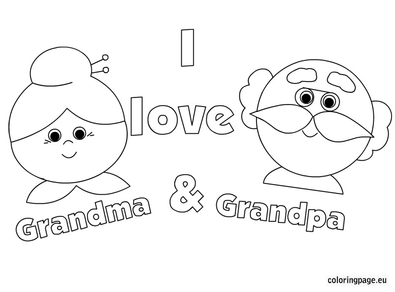 I Love You Grandpa Coloring Pages at GetColorings.com | Free printable