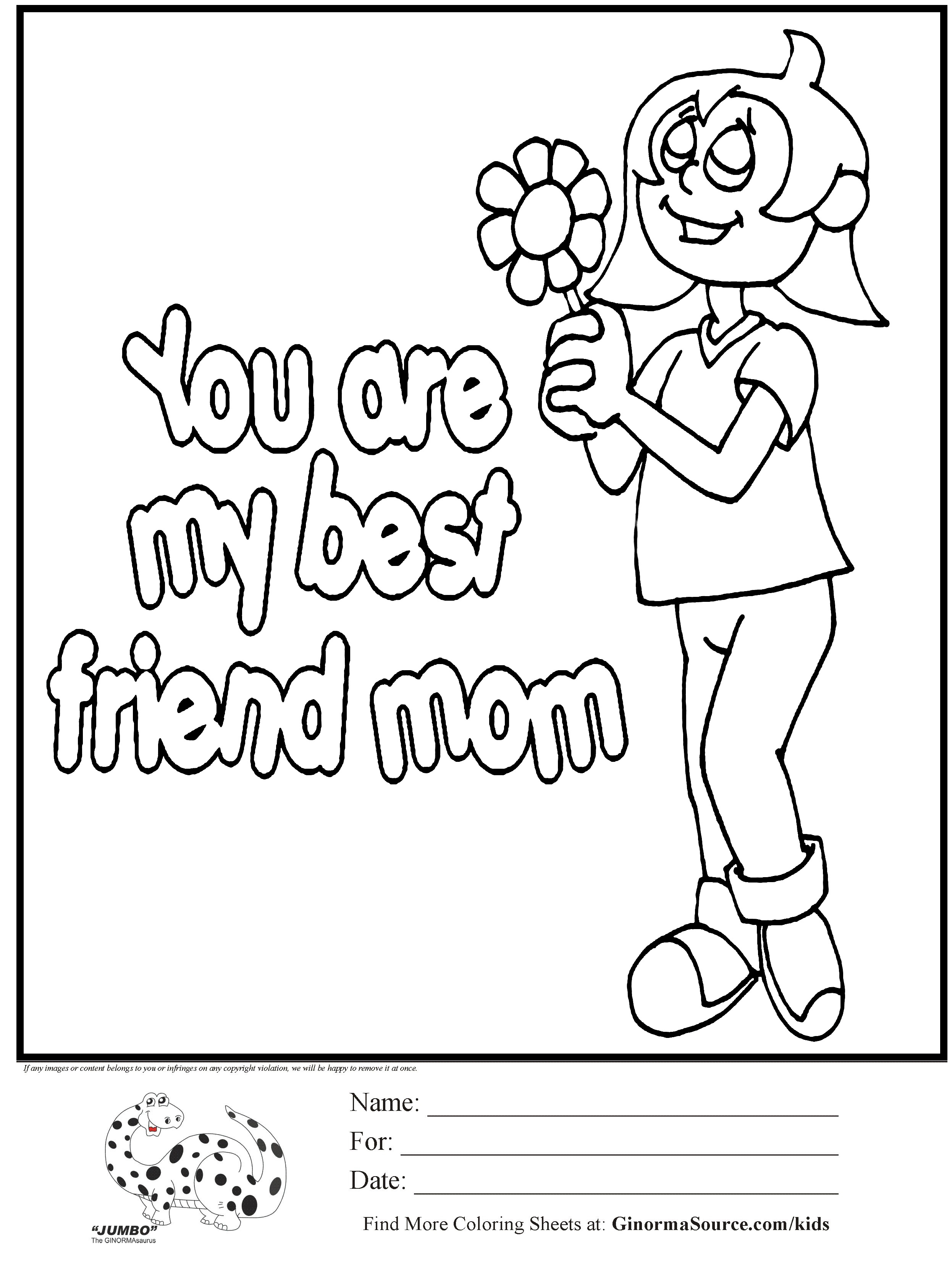 I Love You Mom Coloring Pages at GetColorings.com | Free printable