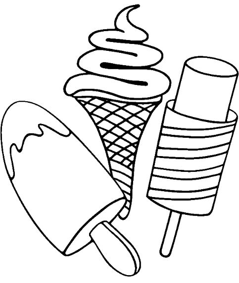 Ice Cream Cone Coloring Page at GetColorings.com | Free printable
