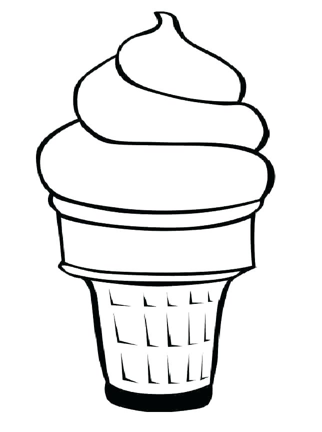 Ice Cream Cone Coloring Pages To Print at GetColorings.com ...