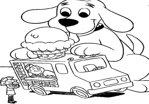 Ice Cream Truck Coloring Page at GetColorings.com | Free printable