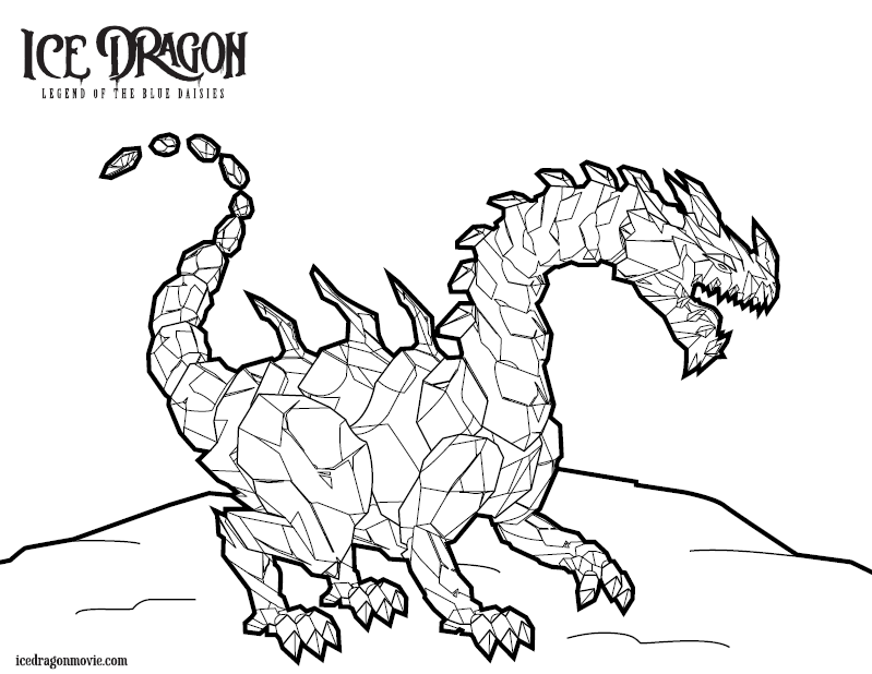 Ice Dragon Coloring Pages at GetColorings.com | Free printable