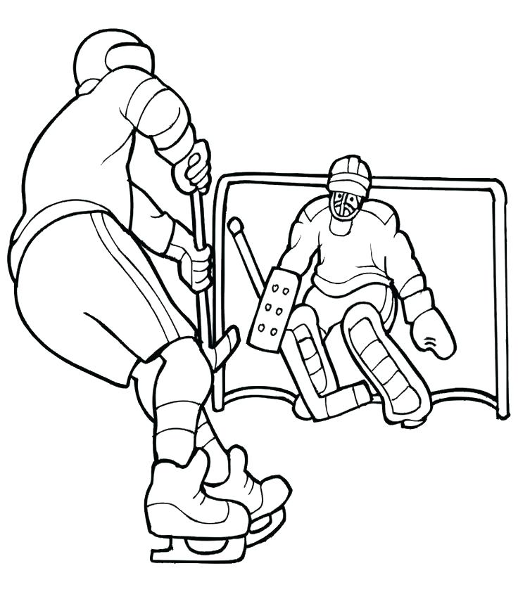 ice hockey coloring pages at getcolorings  free