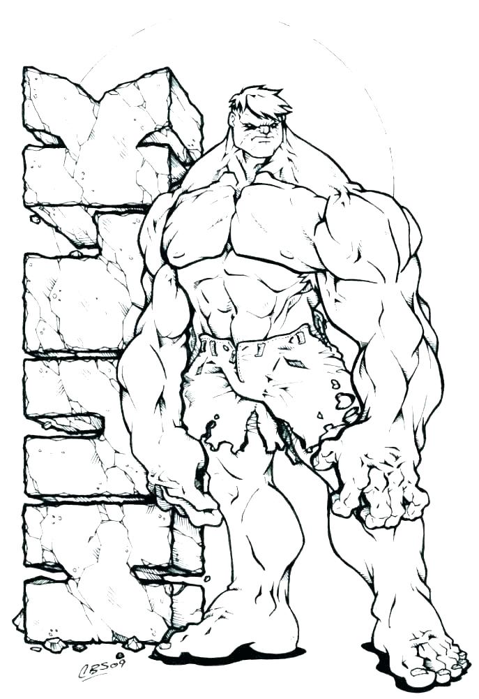 Incredible Hulk Coloring Pages Free Printable at ...