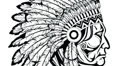 Indian Headdress Coloring Page at GetColorings.com | Free printable