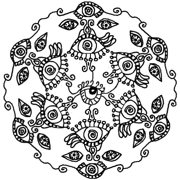 Indian Mandala Coloring Pages at GetColorings.com | Free printable