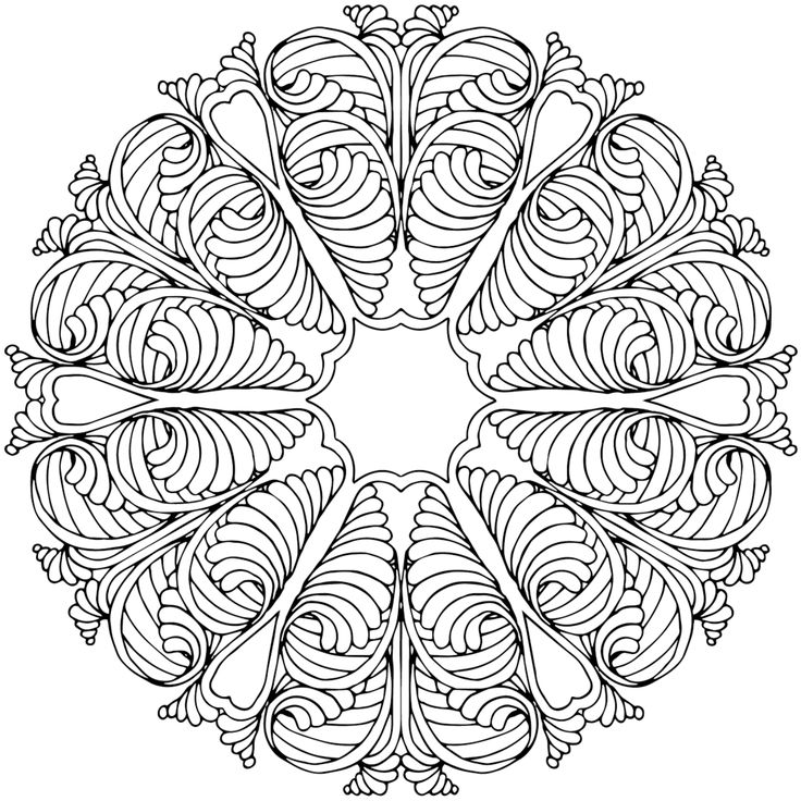 Indian Mandala Coloring Pages at GetColorings.com | Free printable