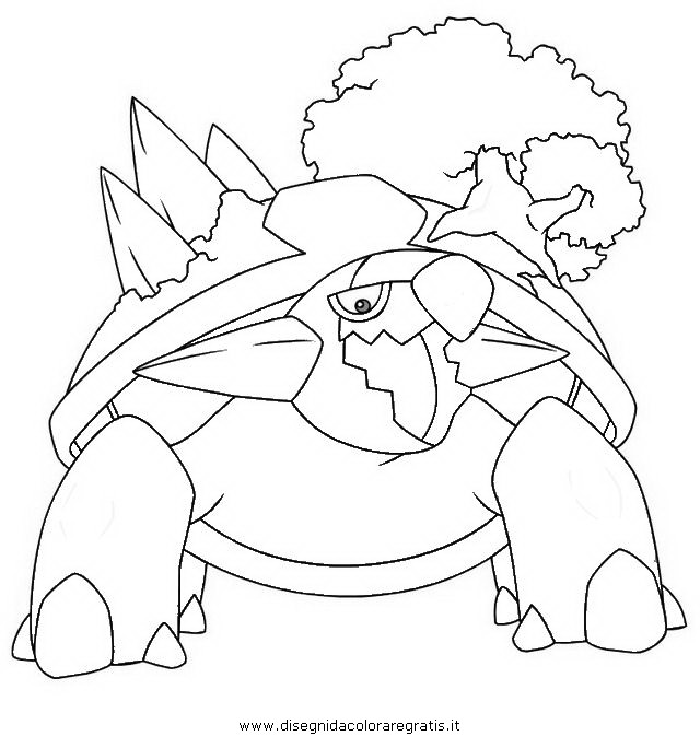 printable torterra coloring page Torterra pokemon coloring page