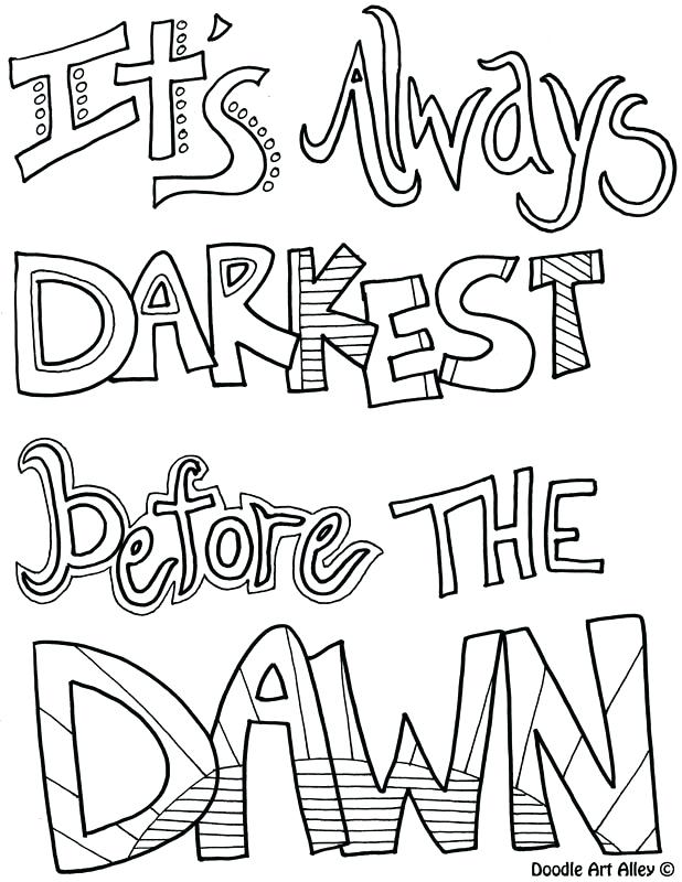 Inspirational Quotes Coloring Pages at GetColorings.com ...