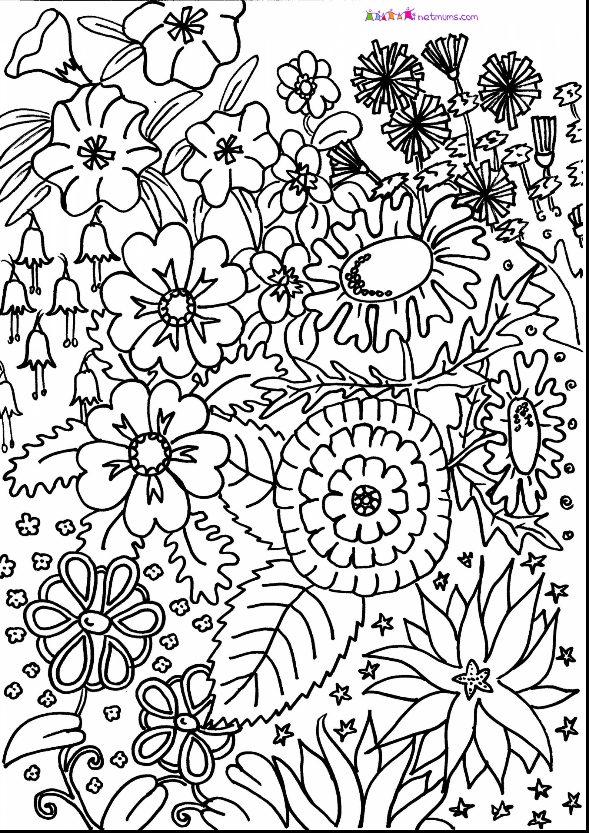 Intricate Flower Coloring Pages at GetColorings.com | Free ...