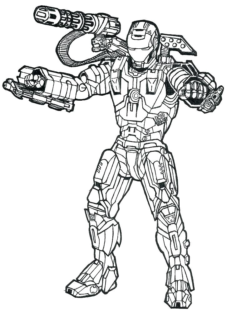727x998 Ironman Coloring Pages Printable Iron Man