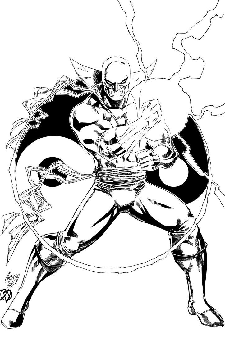 Iron Fist Coloring Pages at GetColorings.com | Free printable colorings