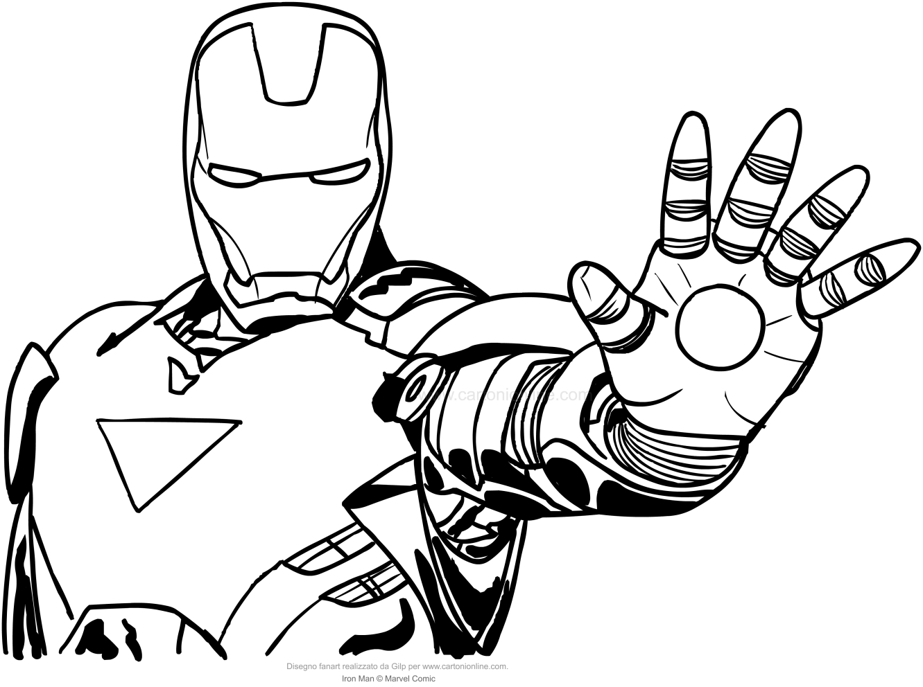 iron man cartoon coloring pages at getcolorings  free