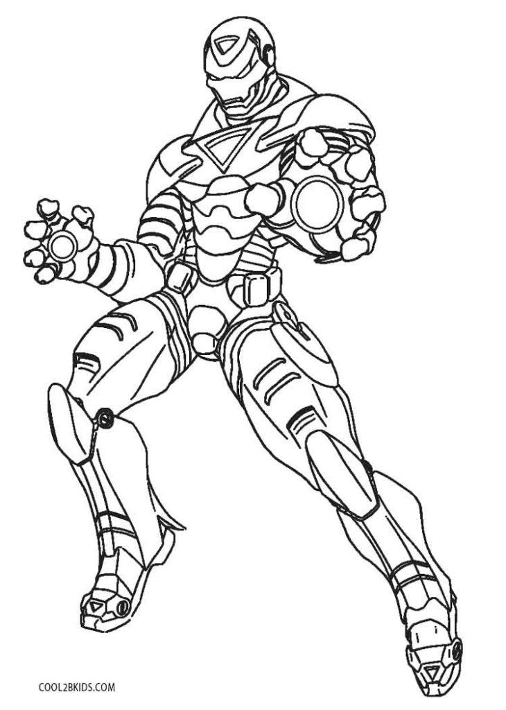 Iron Man Coloring Pages Free Printable at Free