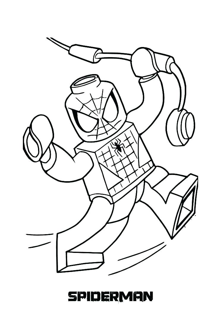 Iron Spider Coloring Pages At GetColorings Free Printable 