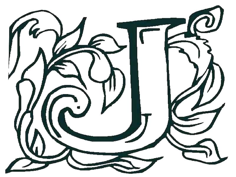 J Coloring Pages at GetColorings.com | Free printable colorings pages