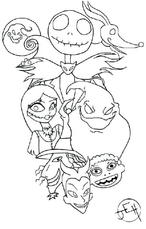 Jack And Sally Coloring Pages at GetColorings.com | Free printable